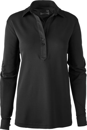Ladies Long Sleeve Syntrel Double Layered Polo image thumbnail