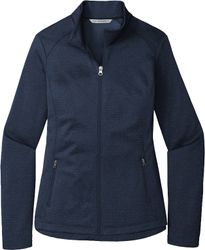 Image of Port Authority ® Ladies Diamond Heather Fleece Full-Zip Jacket