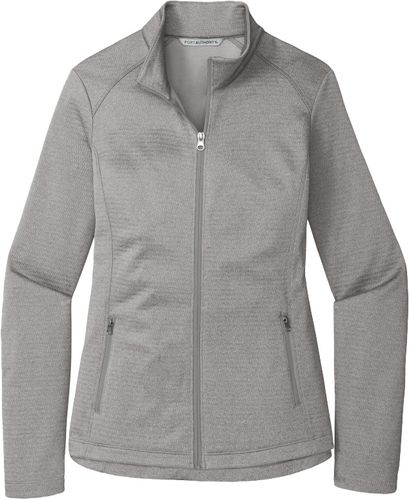 Port Authority ® Ladies Diamond Heather Fleece Full-Zip Jacket image thumbnail