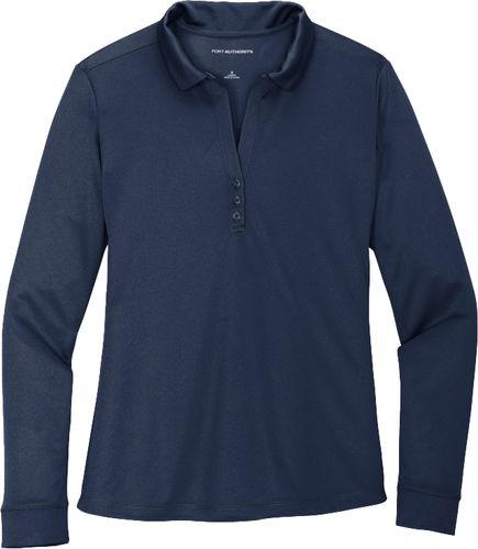 Port Authority ® Ladies Silk Touch™ Performance Long Sleeve Polo image thumbnail