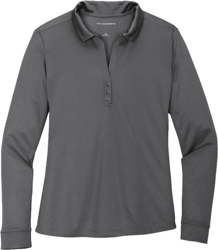 Port Authority ® Ladies Silk Touch™ Performance Long Sleeve Polo image thumbnail