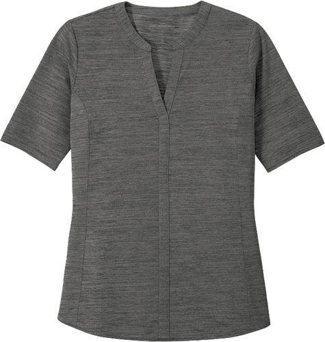 Port Authority ® Ladies Stretch Heather Open Neck Top image thumbnail