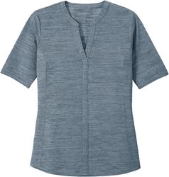 Image of Port Authority ® Ladies Stretch Heather Open Neck Top