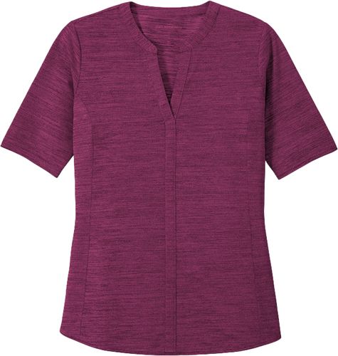 Port Authority ® Ladies Stretch Heather Open Neck Top image thumbnail