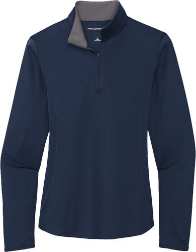 Port Authority ® Ladies Silk Touch ™ Performance 1/4-Zip image thumbnail