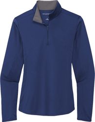 Image of Port Authority ® Ladies Silk Touch ™ Performance 1/4-Zip