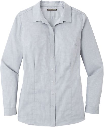 Port Authority ® Ladies Pincheck Easy Care Shirt image thumbnail