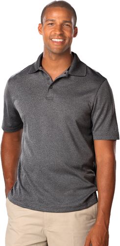 Blue Generation Men's Performance Wicking Heather Polo image thumbnail