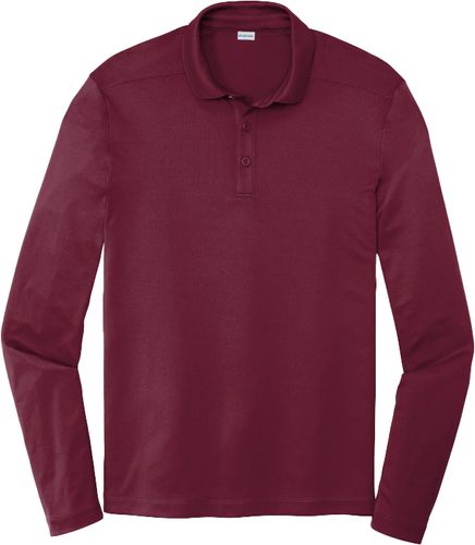 Sport-Tek ® Posi-UV® Pro Long Sleeve Polo image thumbnail