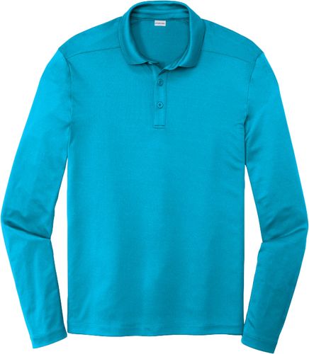 Sport-Tek ® Posi-UV® Pro Long Sleeve Polo image thumbnail