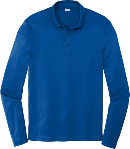 Sport-Tek ® Posi-UV® Pro Long Sleeve Polo image thumbnail