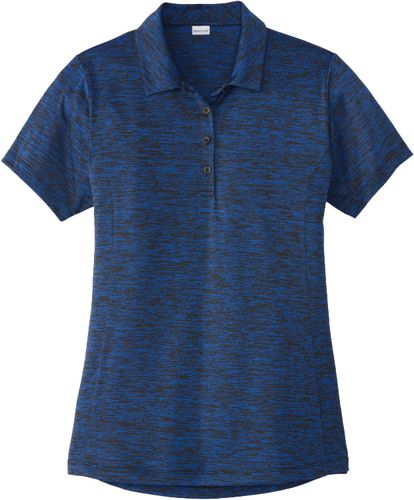 Sport-Tek® Ladies PosiCharge® Electric Heather Polo image thumbnail