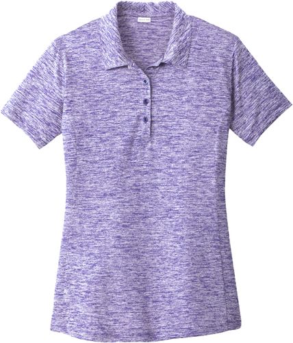 Sport-Tek® Ladies PosiCharge® Electric Heather Polo image thumbnail