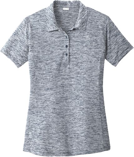Sport-Tek® Ladies PosiCharge® Electric Heather Polo image thumbnail