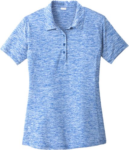 Sport-Tek® Ladies PosiCharge® Electric Heather Polo image thumbnail