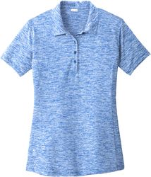 Image of Sport-Tek® Ladies PosiCharge® Electric Heather Polo