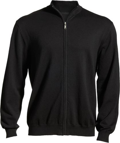 FULL ZIP COTTON BLEND CARDIGAN image thumbnail