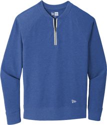 Image of New Era ® Sueded Cotton Blend 1/4-Zip Pullover - GF