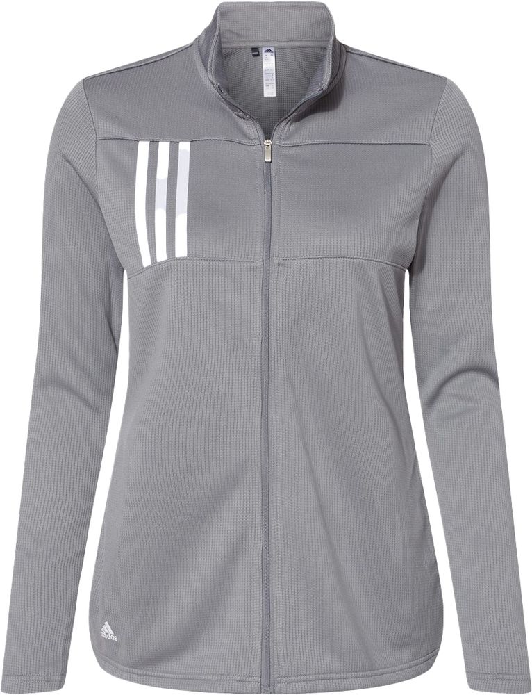 Adidas - Women's 3-Stripes Double Knit Full-Zip - GF primary image