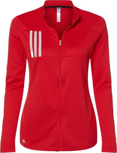 Adidas - Women's 3-Stripes Double Knit Full-Zip - GF image thumbnail