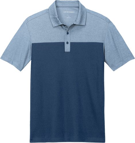 Port Authority® Fine Pique Blend Blocked Polo image thumbnail