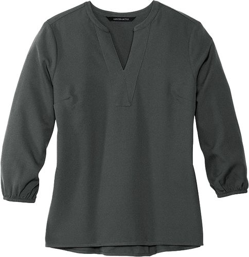 Mercer+Mettle™ Women's Stretch Crepe 3/4-Sleeve Blouse image thumbnail