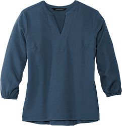 Image of Mercer+Mettle™ Women's Stretch Crepe 3/4-Sleeve Blouse