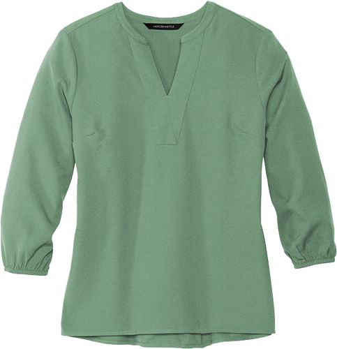 Mercer+Mettle™ Women's Stretch Crepe 3/4-Sleeve Blouse image thumbnail