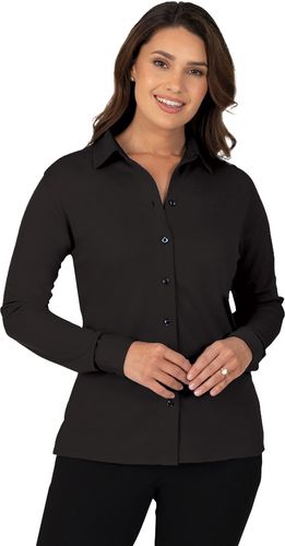 Blue Generation Full Button Polo - Women's image thumbnail