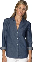 Image of Untucked Ladies Denim LS Shirt