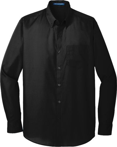 Port Authority® Tall Long Sleeve Carefree Poplin Shirt image thumbnail