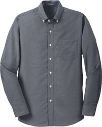 Image of Port Authority® Tall SuperPro™ Oxford Shirt