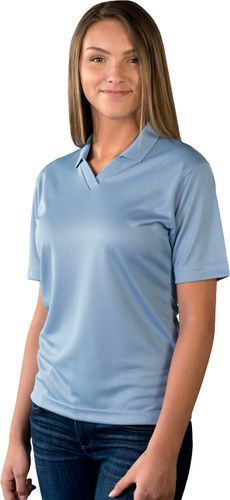 SS Blue Generation Ladies Textured Wicking Polo image thumbnail