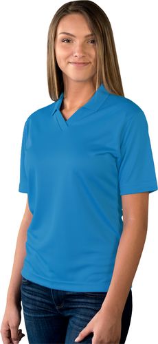 SS Blue Generation Ladies Textured Wicking Polo image thumbnail