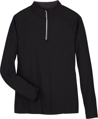 CORE365 Ladies' Origin Performance Pique Quarter-Zip image thumbnail
