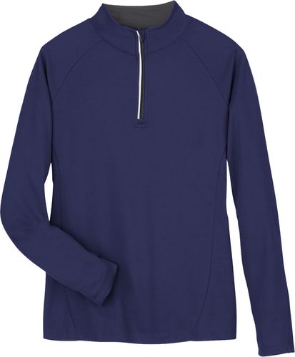 CORE365 Ladies' Origin Performance Pique Quarter-Zip image thumbnail