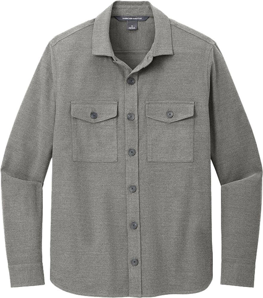 Mercer+Mettle™ Long Sleeve Twill Overshirt primary image