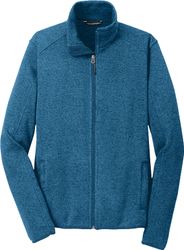 Image of Port Authority® Sweater Fleece Jacket