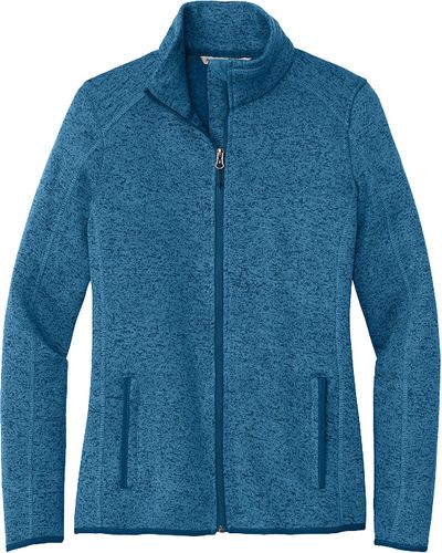 Port Authority® Ladies Sweater Fleece Jacket image thumbnail