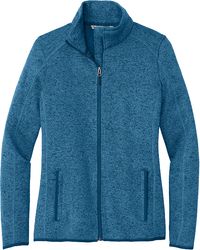 Image of Port Authority® Ladies Sweater Fleece Jacket
