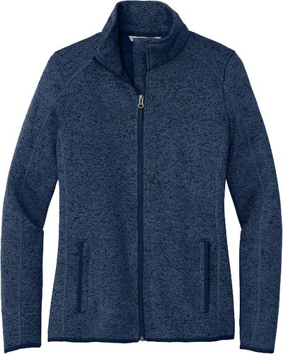 Port Authority® Ladies Sweater Fleece Jacket image thumbnail