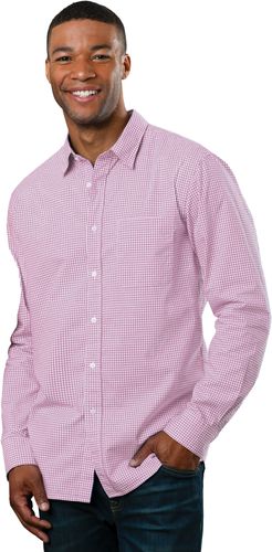 Blue Generation Men's Long Sleeve Gingham Check image thumbnail