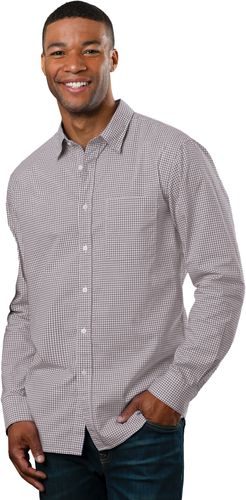 Blue Generation Men's Long Sleeve Gingham Check image thumbnail