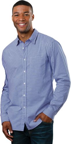 Blue Generation Men's Long Sleeve Gingham Check image thumbnail