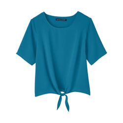 Image of Devon & Jones Ladies' Perfect Fit™ Tie-Front Blouse - GF