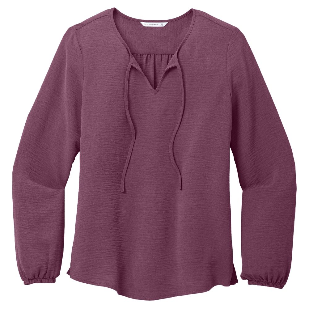 Port Authority® Ladies Textured Crepe Blouse primary image