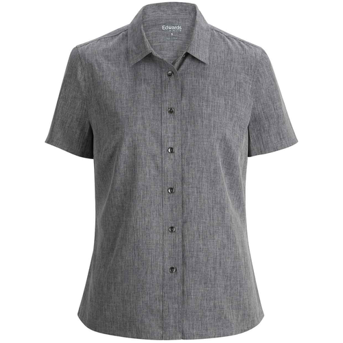 Edwards MELANGE ULTRA-LIGHT CHAMBRAY SHIRT image thumbnail