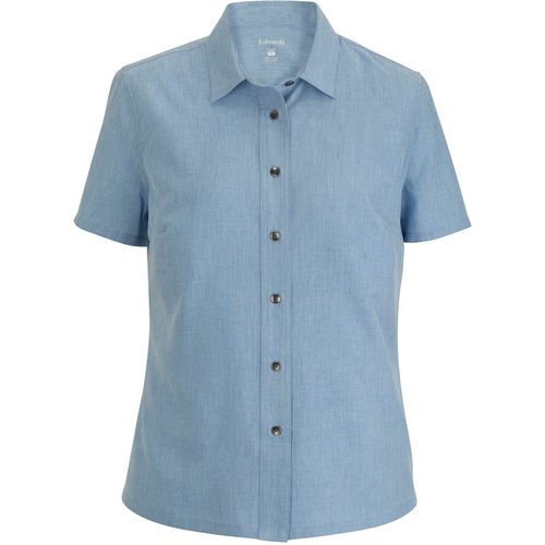 Edwards MELANGE ULTRA-LIGHT CHAMBRAY SHIRT image thumbnail