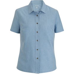Image of Edwards MELANGE ULTRA-LIGHT CHAMBRAY SHIRT