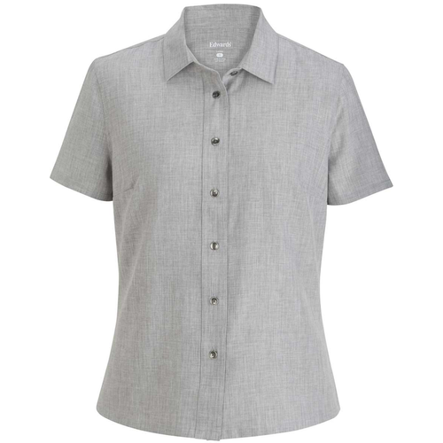 Edwards MELANGE ULTRA-LIGHT CHAMBRAY SHIRT image thumbnail
